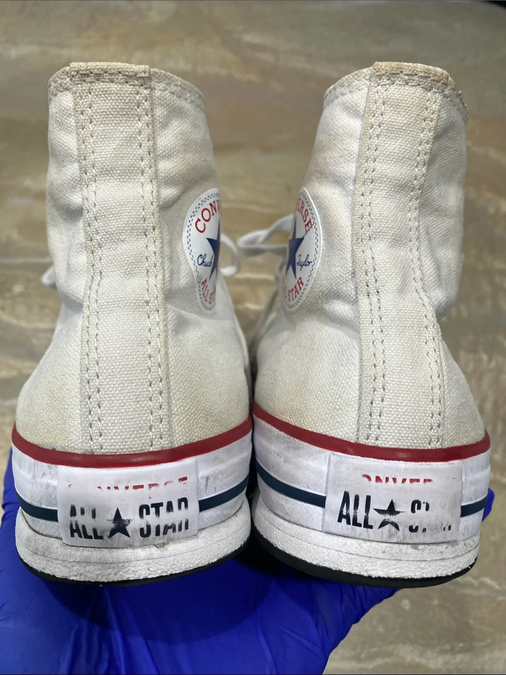 Converse All Star Chuck Taylor High Top White Sneakers Kid’s 5